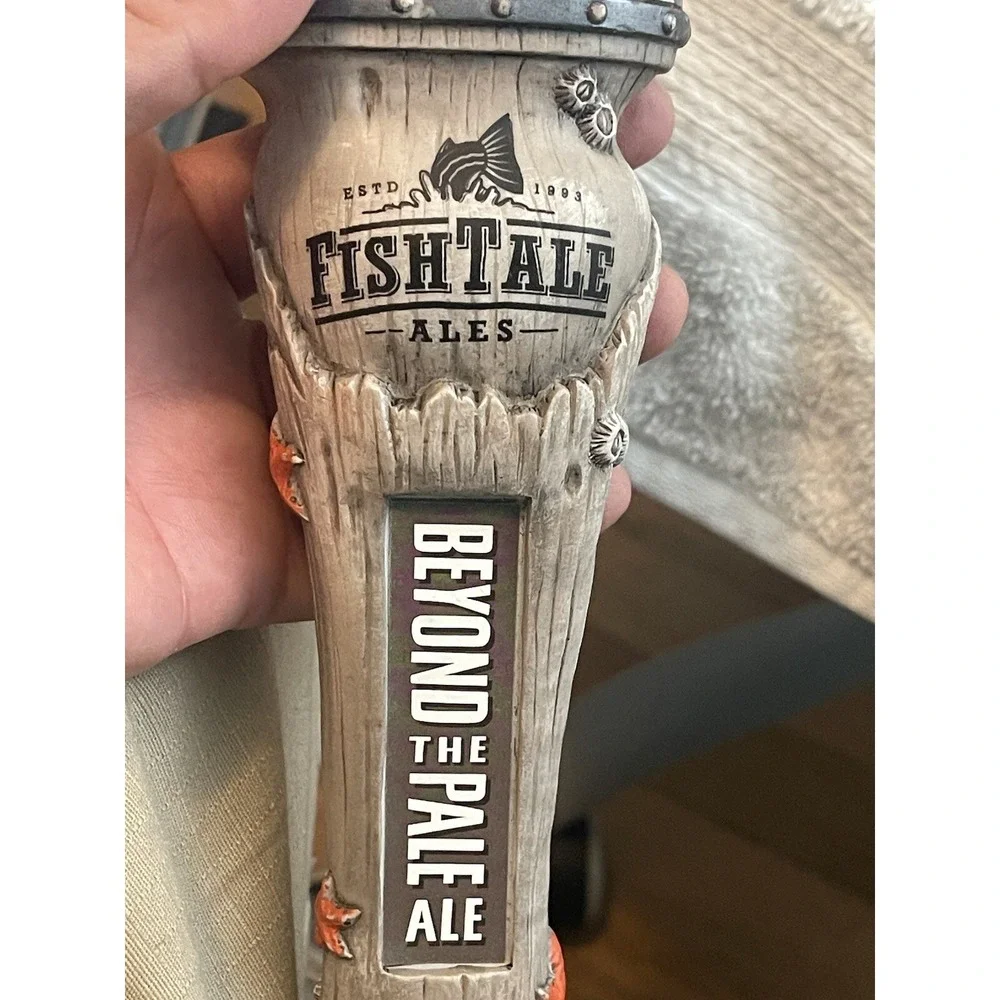 FISH TALE ALES Beyond The Pale draft beer tap handle.‎